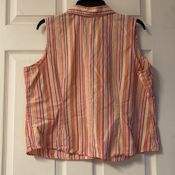 Basic Editions striped sleeveless top - Picture 5 of 5